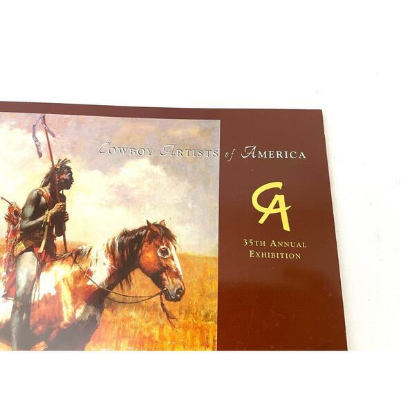 Cowboy Artists of America Paperback 35th Phoenix Art Museum 2000 First Edition - Picture 11 of 15